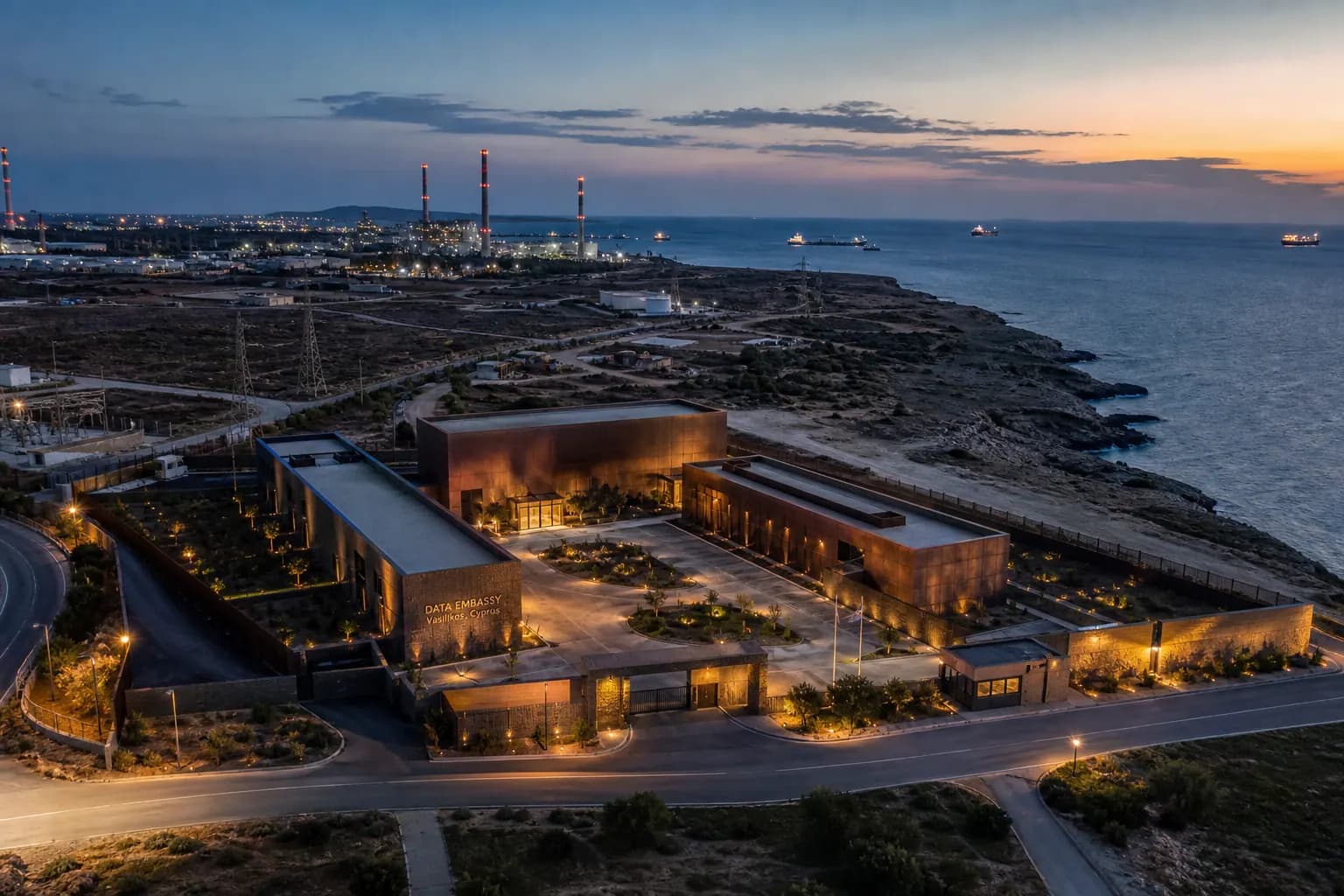 AGICY planned Vasilikos waterfront campus — Cyprus