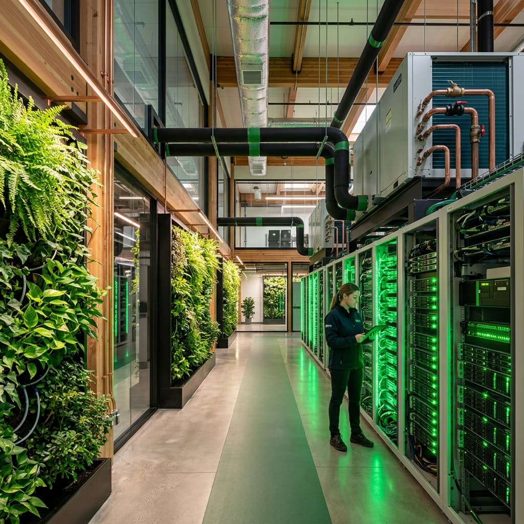 AGICY green energy datacenter interior