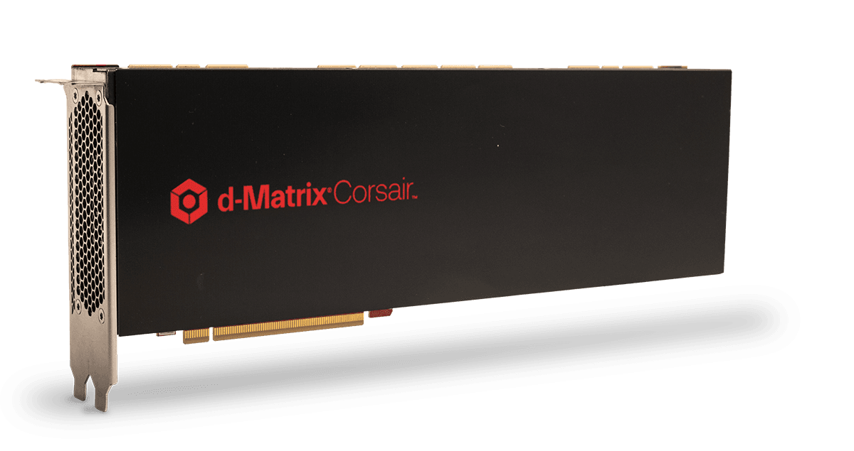 d-Matrix Corsair PCIe DIMC accelerator card