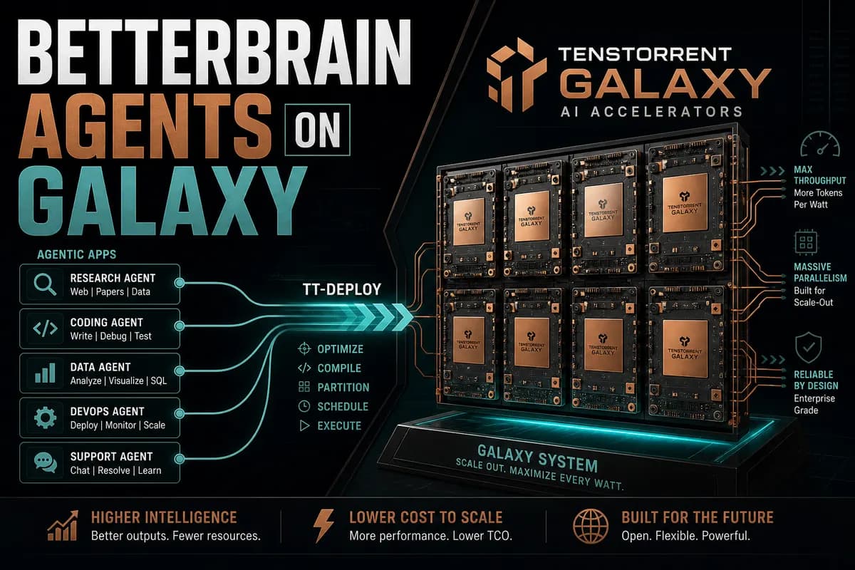 BetterBrain: Agentic Reference Workloads on Tenstorrent