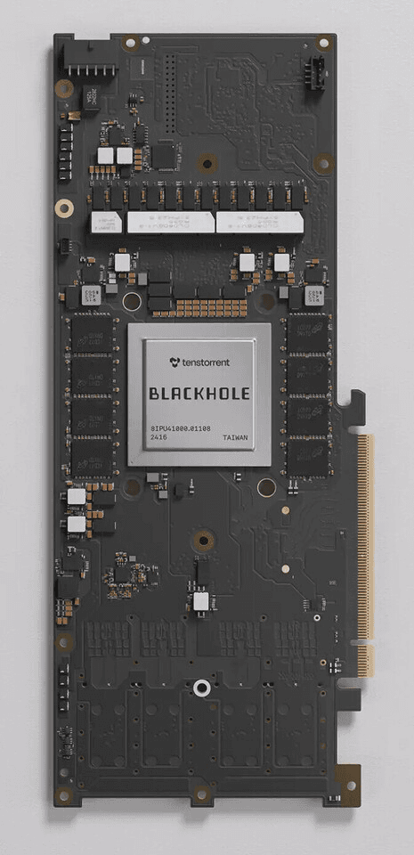Tenstorrent Blackhole board — Galaxy server integration