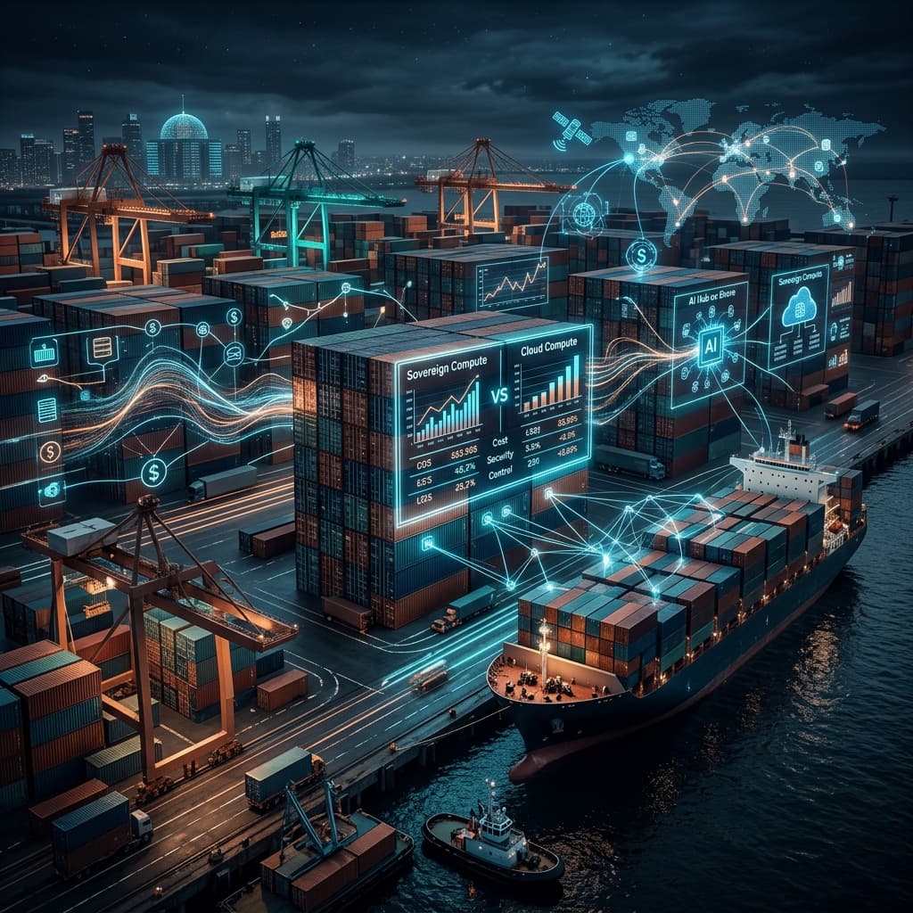 Maritime AI economics — sovereign compute vs hyperscaler cloud